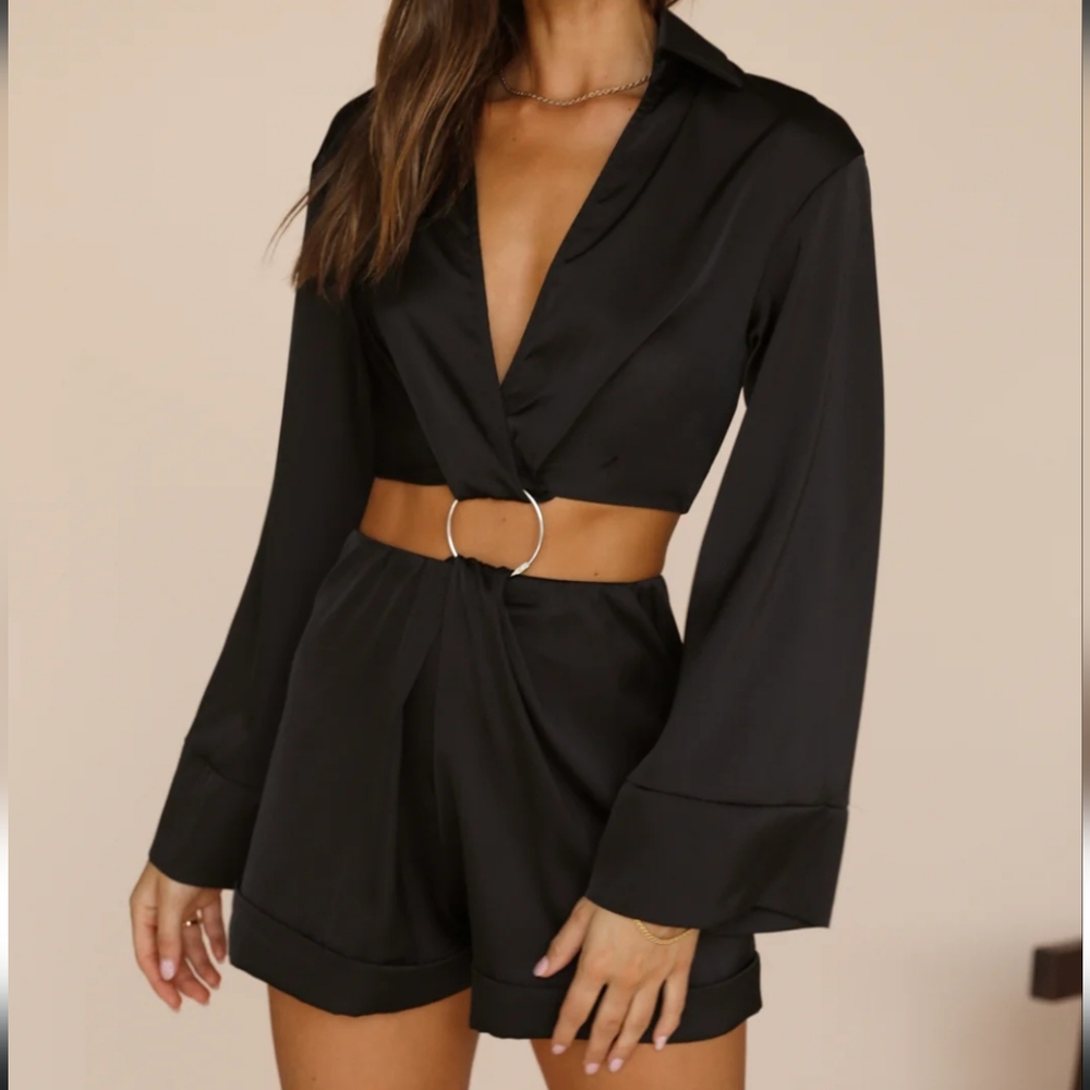Alice Elle Black Playsuit
